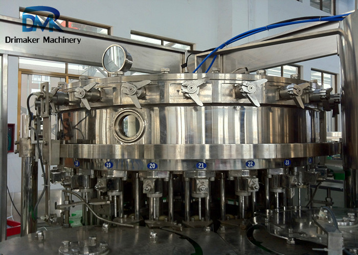 Flavored Drinks Carbonated Beverage Bottling Equipment Low Noise 4500kg