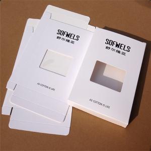 Quality Men's Underwear Paper Packaging Box with Clear Window wholesale