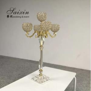 Quality Luxurious 16 Arm Metal And Crystal Candelabra For Home Decor wholesale