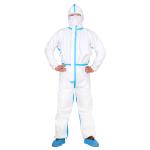 CE Type 4 Disposable Coveralls Against Blood Body Liquid Disposable SF Coverall