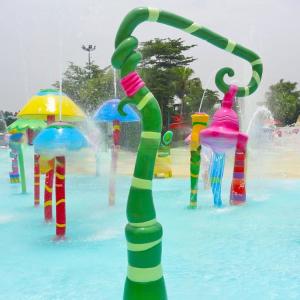 Quality Flower Spray Aqua Park Fiberglass Water Amusement Equipment wholesale