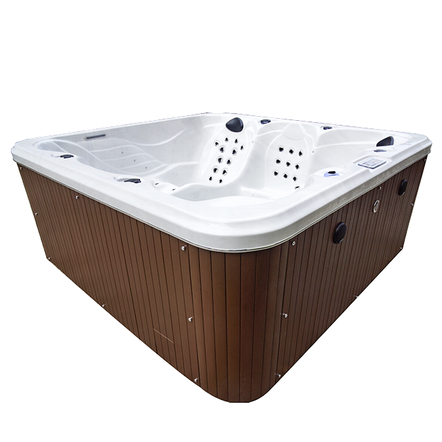 5 Person Hydro Massage Hot Tub Villa Garden Outdoor Bathtub For Home