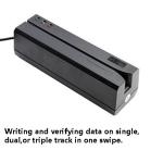 Manual Swipe 75 BPI 13.56MHz 600mA USB Magnetic Card Reader