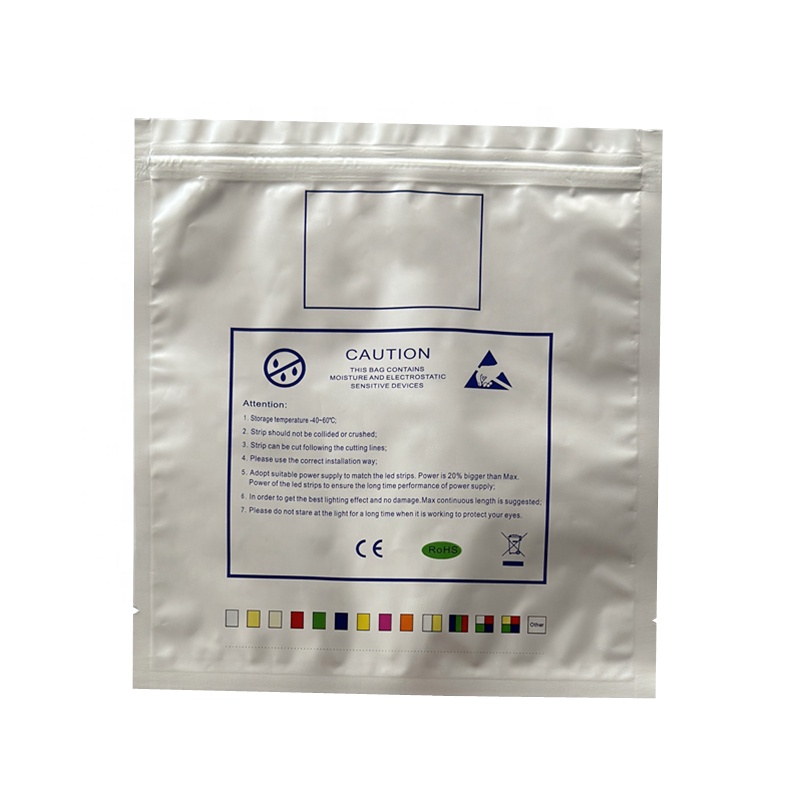 Moisture Barrier PET / AL / PE Aluminum Packaging For ESD Protection Of Electronic Devices