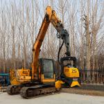 Cutting Tree Saw Harvester Working Felling 400mm Wood Automatic Cutting Machine
