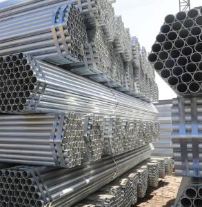 Quality Zinc Coated Pre-Galvanized Round Steel Pipe ASTM A0252 Cold Drawn Welded Galvanized Steel Tube For Construction wholesale