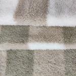 Plaid Printed Shu Velveteen Fabric 100% Polyester 280gsm