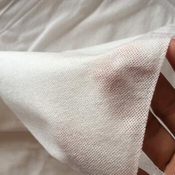 Free sample 40 degree white PVA Cold Water Soluble Nonwoven Fabric on rolls