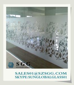 Quality 3mm to 19mm decorative frosted glass wholesale