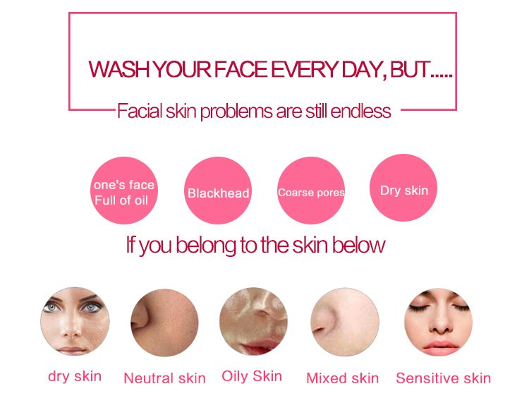 75 G Rechargeable Facial Cleansing Brush , DC 3.7V Face Exfoliator Brush