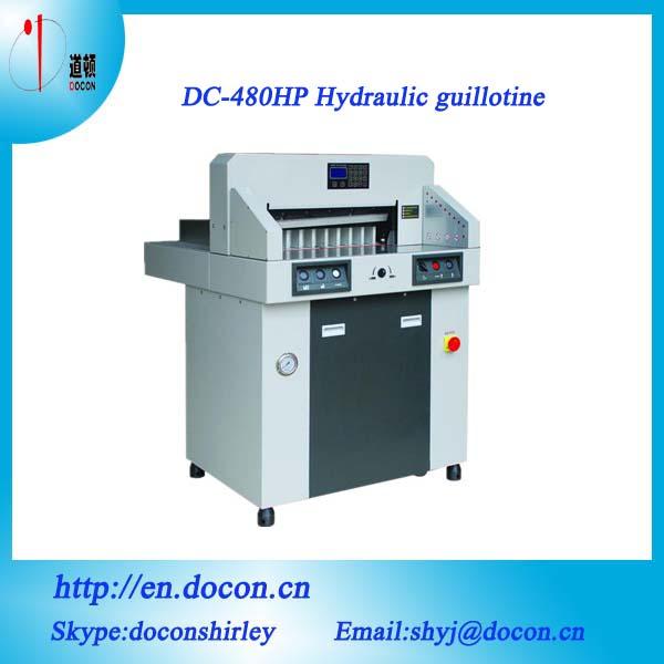 DC-480HP Hydraulic guillotine