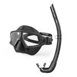 Low Volume Silicone Snorkel Mask Set Adults Free Dive Spearfish Swim