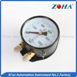 Double Pointer Steam Pressure Gauge / Double Pipe Water Pressure Gauge