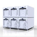 Colorful Space Capsule Bed Vertical Sleepbox Element Appearance Game Club Use