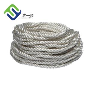 Quality 5mm - 60mm Dia 3 Strand Nylon Rope UV Treatment Marine Anchor Line wholesale