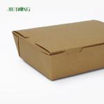Biodegradable Disposable Paper Food Container Box 900ml Recyclable