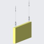 Hook Cable Suspension Kit Looping Gripper Hanging System For Acoustic Ceiling