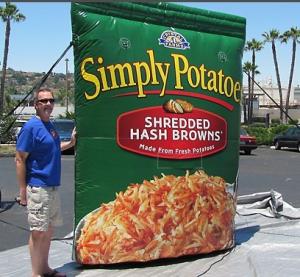 Quality Outdoor Inflatable Replica for Snacks Advertising wholesale