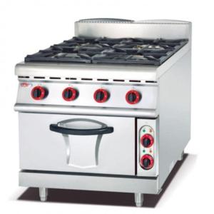 Quality natural gas 4.8kw 4 Burner Cooking Range Energy Saving wholesale