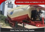 Steel 3990mm 60t 70cbm Bulk Cement Tanker Trailer