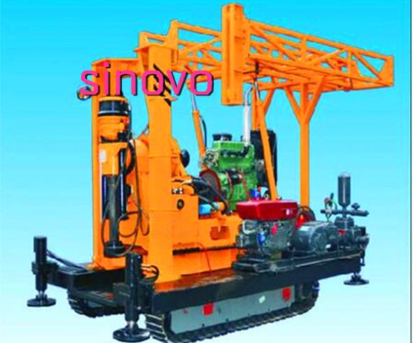XYL-2B Core Drilling Rig Mounted On Crawler Equipped with 30KW Diesel Engine