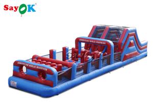 Quality Inflatable Carnival Games Carnival Commercial Adult Climb Slide Inflatable Obstacle Game wholesale