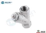 Stainless Steel Y Strainer Valve Corrosion Resistant With BSP / NPT Thread