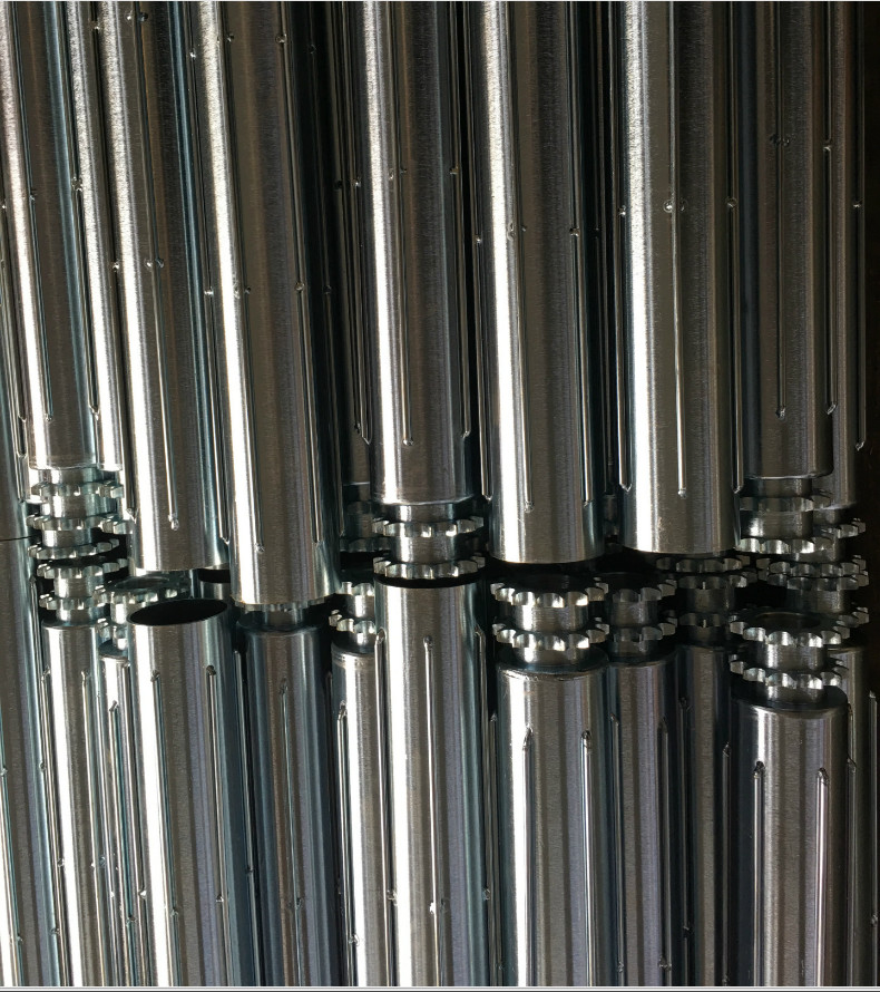 Transmission High Speed Conveyor Rollers Carbon Steel For Precise Assembly