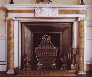 Quality Multi-colour stone fireplace mantel wholesale