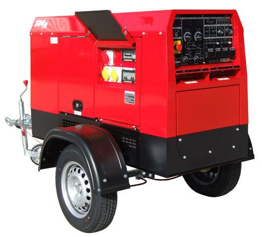 Deutz F3L912 Air Cooled Engine Diesel Welder Generator 500amp Duty Cycle 60%