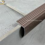 Customization 29.5*44 Bull Nose Stair Nosing Hammer Matt Rose Gold