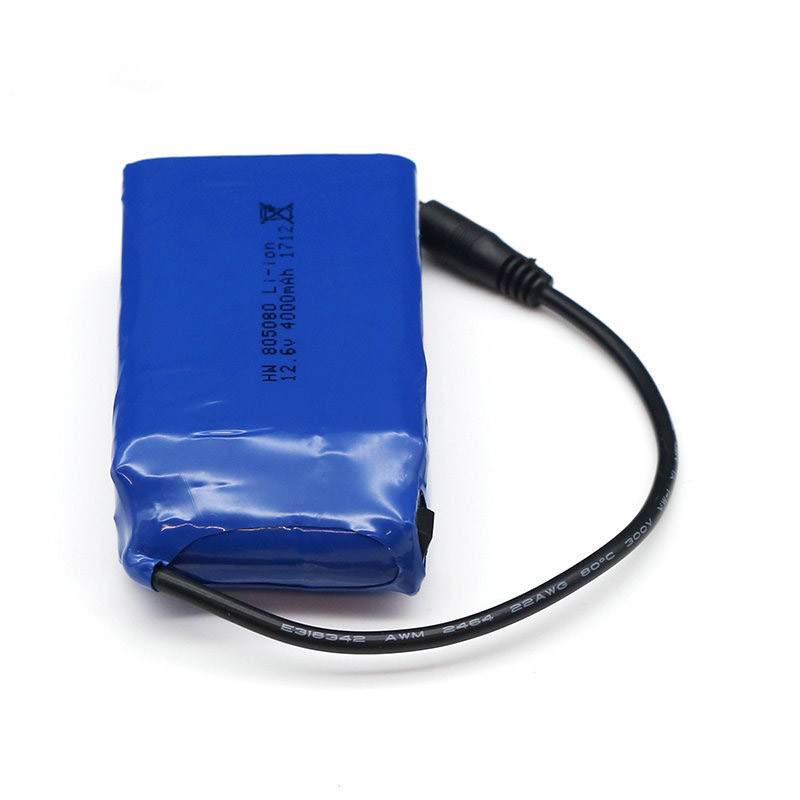 PL805080 4000mAh 12.6V Lithium Ion Polymer Battery Pack