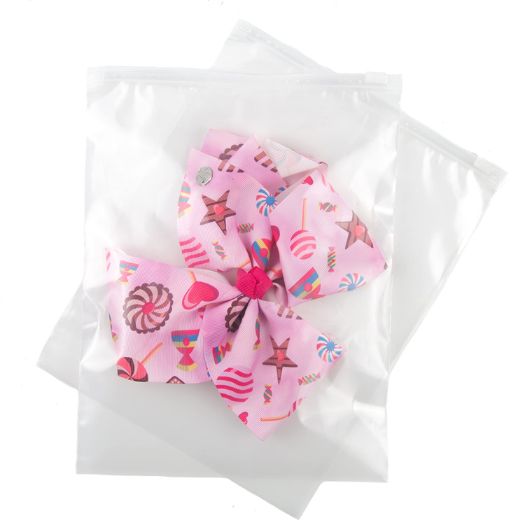 Sealing Handle Zipper Top Frosted Plastic Bag for Eco-Friendly Fabric Clothing Packaging
