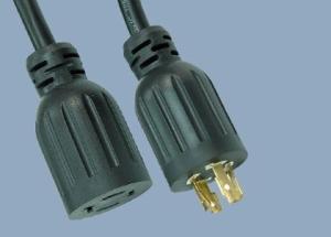 Quality UL CUL CSA 3 Pole Prong NEMA L14-30P to L14-30R 30A 125V 250V Twist Locking Power American Extension Cord wholesale