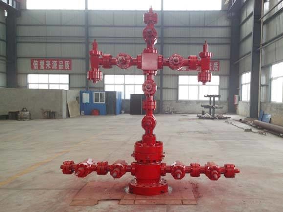 Oil or Gas Wellhead Chrismas Tree, API 6A 3-1/16" 10000psi PSL3 & PR1 Split Chrismas Tree / X-Mas Tree