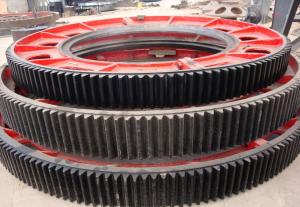 Quality Forging steel heavy duty big gear wheel, spur gear power dryer transmission parts wholesale