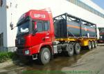PE Lined Steel ISO Tank Container For Sodium Hypochlorite / Hydrochloric Acid