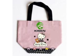 Quality Cartoon Printing Gift Reusable Polyester Shopping Bags With Handle Recycled wholesale