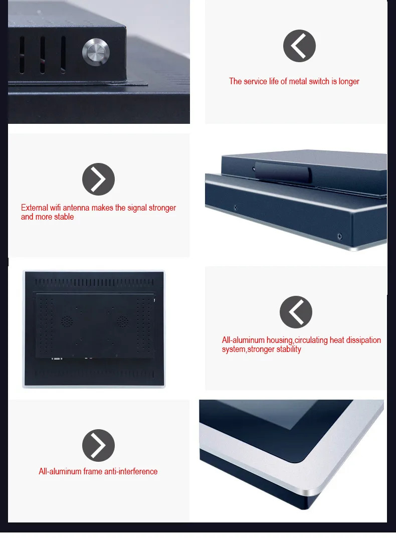 27 Inch Capacitive Lcd Touch Screen Industrial Control Computer Multifunction Self Service Terminal