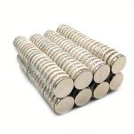 Strong N52 Round Permanent Disc Neodymium Magnet Bright Silver