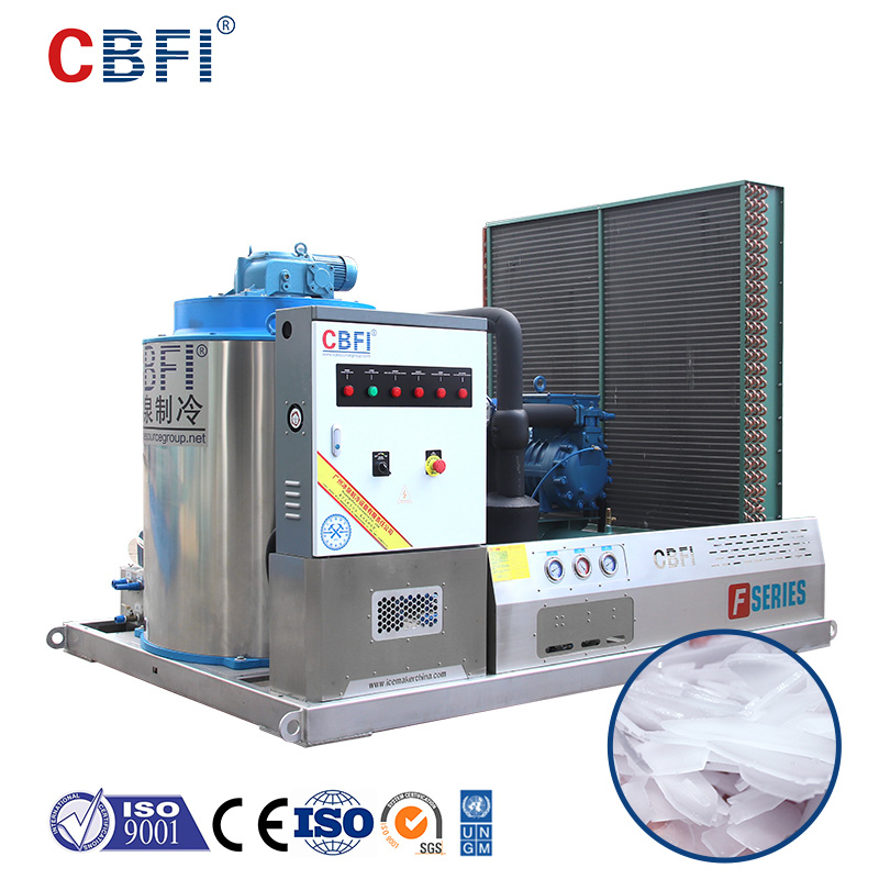 5 Tons Per Day Containerized Ice Flake Making Machine R507 Refrigerant