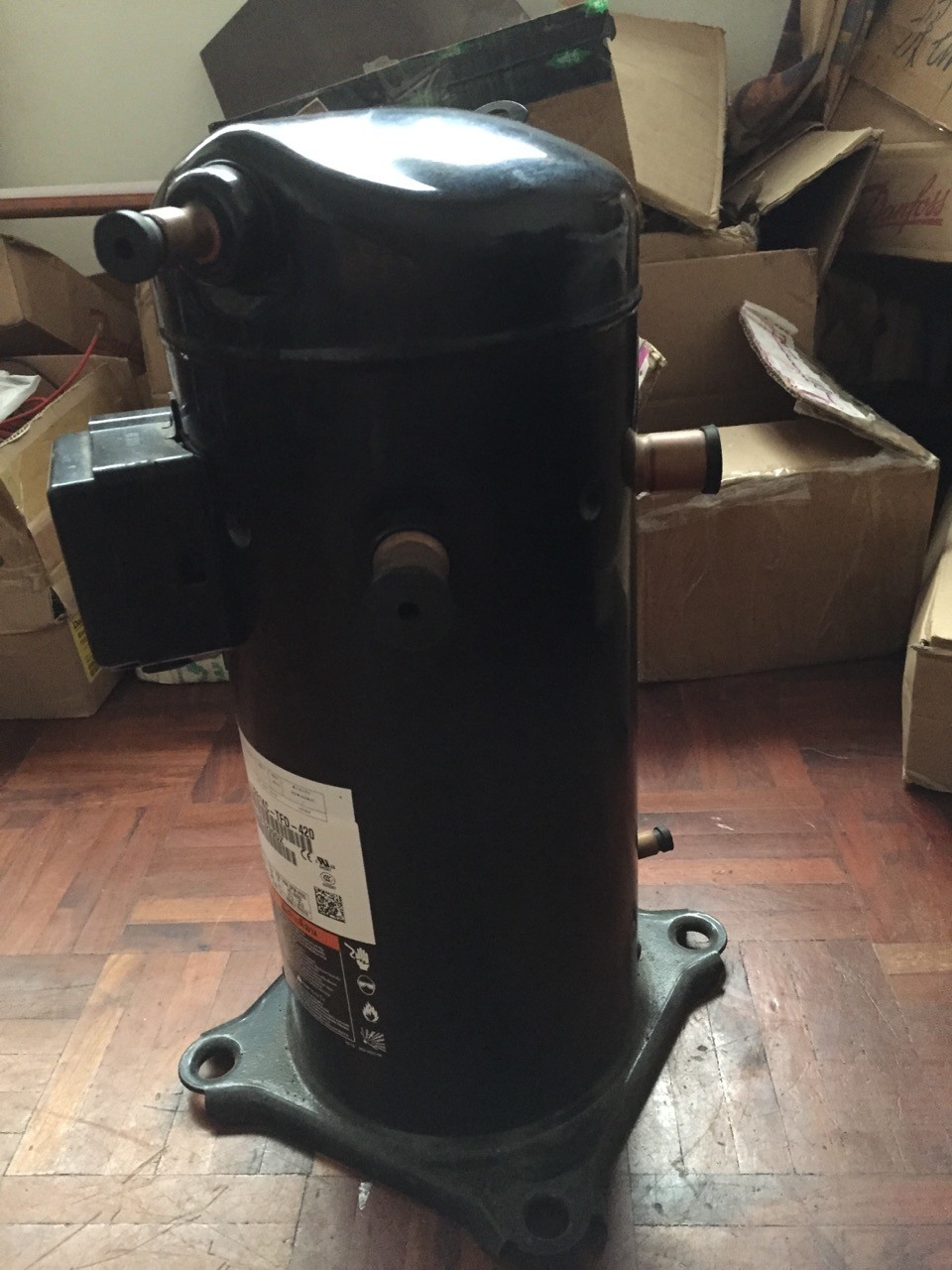 60HZ 3 Phase Hermetic Refrigeration And Scroll Type Copeland Compressor ZR250KCE-Tw5-522