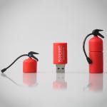 Fire extinguisher 4G USB2.0 drive logo customized cheap promotion gift