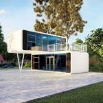 Luxury Hot Sell Flat Container Modular Mobile House Apple Cabin Pod House