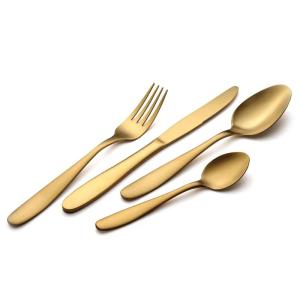 Quality Durable 304 Stainless Steel Knife Fork And Spoon Set For Restaurant Use wholesale