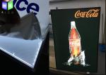 Outdoor Aluminum Frameless Fabric Light Box Advertising 28 mm Thickness