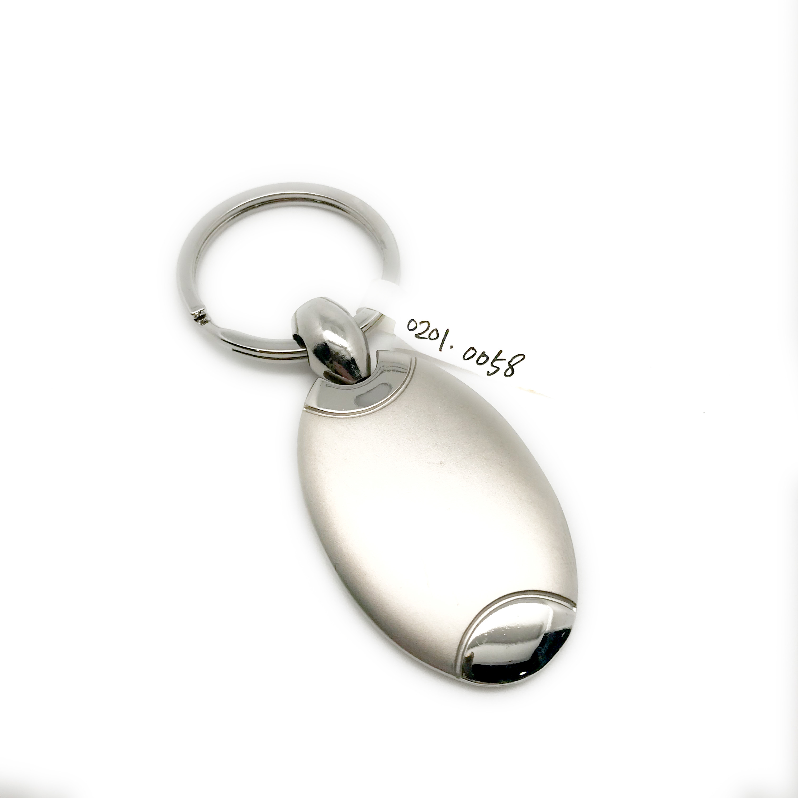 MOQ 500 Silver Metal Keychain Holder with Durability MOQ 500 and 500 Pieces MOQ