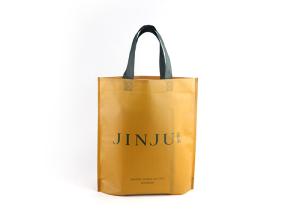 Quality Custom Logo Small Non Woven Tote Bags , Durable Laminated Grocery Tote Bags wholesale