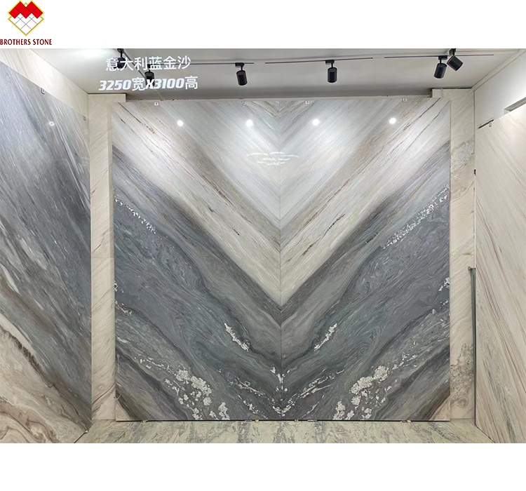 Modern Design Blue Bell Palissandro Elba Blue Marble Tiles with ODM/OEM Acceptable
