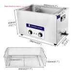 600W SUS304 Mechanical Ultrasonic Gun Cleaner Skymen 30L For Rifle Guns